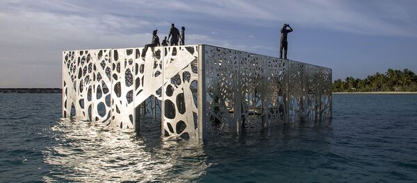 مجموعة فنية كوراليوم (coralarium) من المنحوتات للفنان جيسون دي كايريس تايلور فيجزر المالديف - سبوتنيك عربي