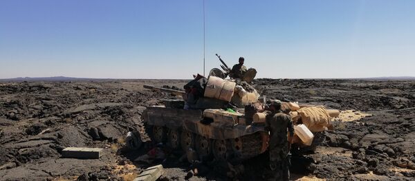 الجيش السوري يفتت دفاعات داعش بين الصخور البركانية ببادية السويداء - سبوتنيك عربي