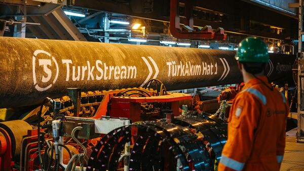 التيار التركي خط أنابيب لنقل الغاز الطبيعي الروسي إلى أوروبا عبر تركيا - سبوتنيك عربي