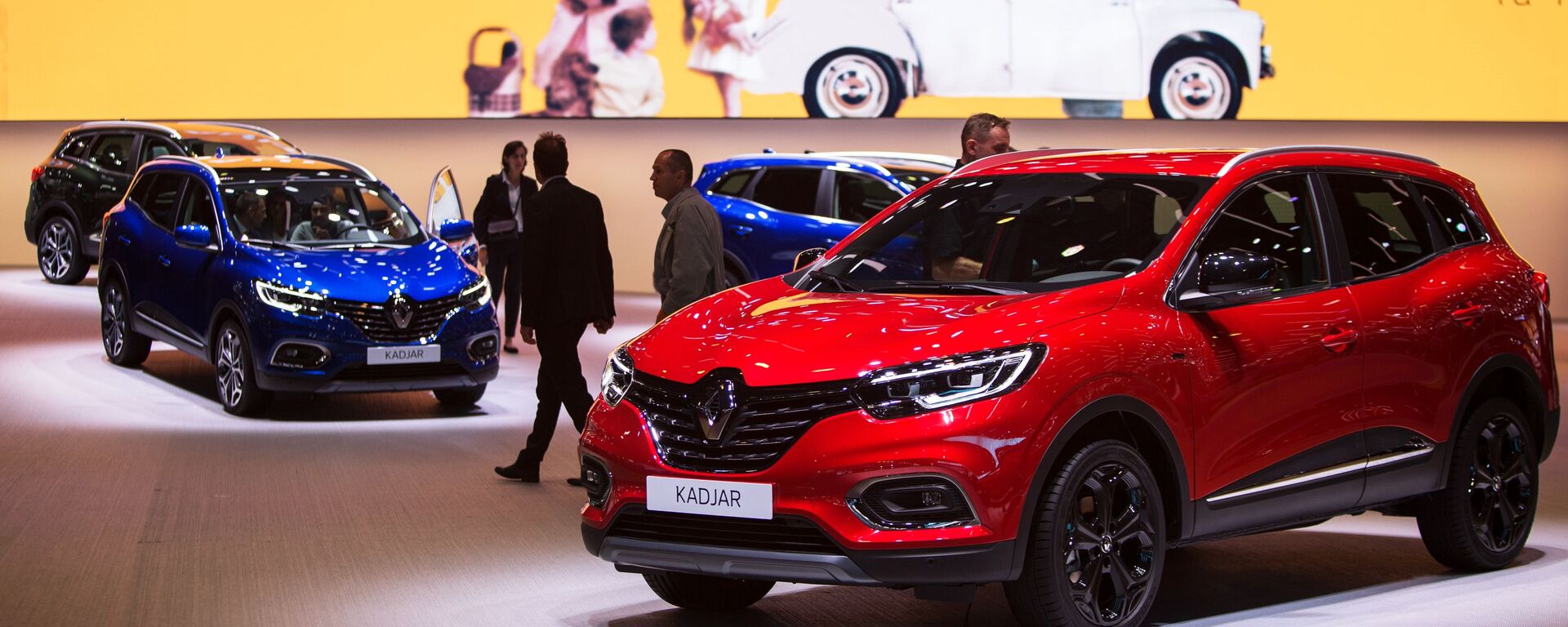 سيارة موديل رينو كادجار (RENAULT KADJAR) في معرض السيارات الدولي مونديال دو لوتوموبيل في باريس، 3 أكتوبر/ تشرين الأول 2018 - سبوتنيك عربي, 1920, 21.01.2023