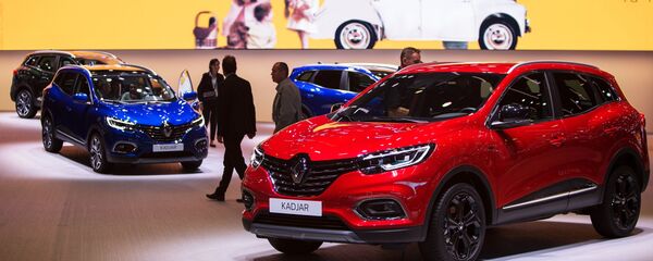 سيارة موديل رينو كادجار (RENAULT KADJAR) في معرض السيارات الدولي مونديال دو لوتوموبيل في باريس، 3 أكتوبر/ تشرين الأول 2018 - سبوتنيك عربي
