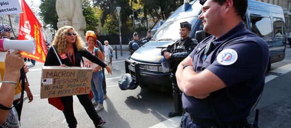 احتجاجات عمالية في فرنسا - سبوتنيك عربي
