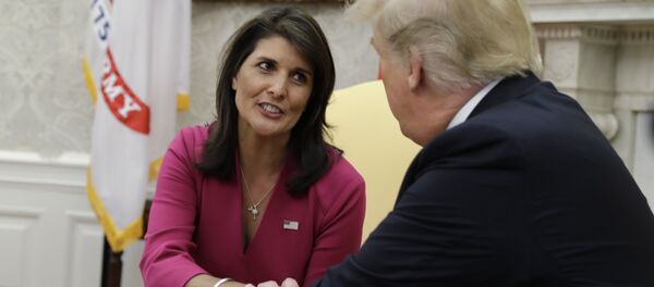 مندوبة الولايات المتحدة لدى الأمم المتحدة نيكي هايلي - سبوتنيك عربي