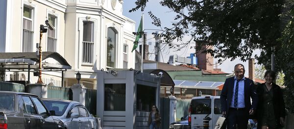 السفارة السعودية في اسطنبول، تركيا 10 أكتوبر/ تشرين الأول 2018 - سبوتنيك عربي