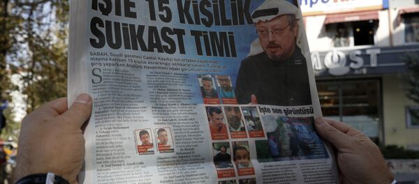 صحف تركية حول الصحفي السعودي المفقود جمال خاشقجي في اسطنبول، تركيا 10 أكتوبر/ تشرين الأول 2018 - سبوتنيك عربي