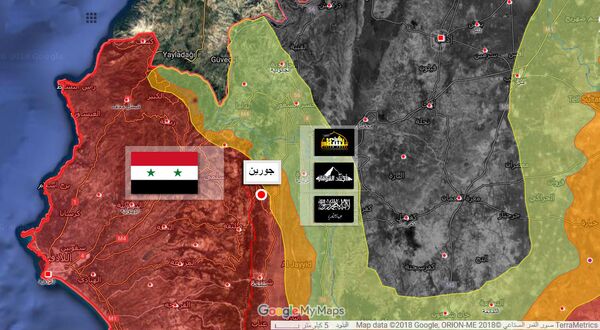 خريطة جورين - سبوتنيك عربي
