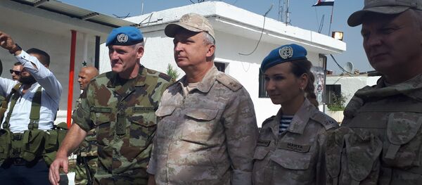 بحضور نائب قائد القوات الروسية في سوريا...افتتاح معبر القنيطرة- الجولان المحتل - سبوتنيك عربي