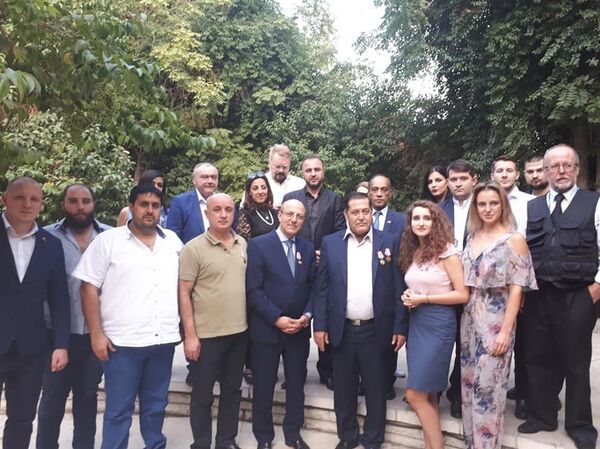 وفد الدبلوماسية الشعبية الروسية خلال اللقاء مع مسؤولين حكوميين سوريين ومع رجال دين وشخصيات سياسية وعسكرية وإعلامية ومجتمعية - سبوتنيك عربي