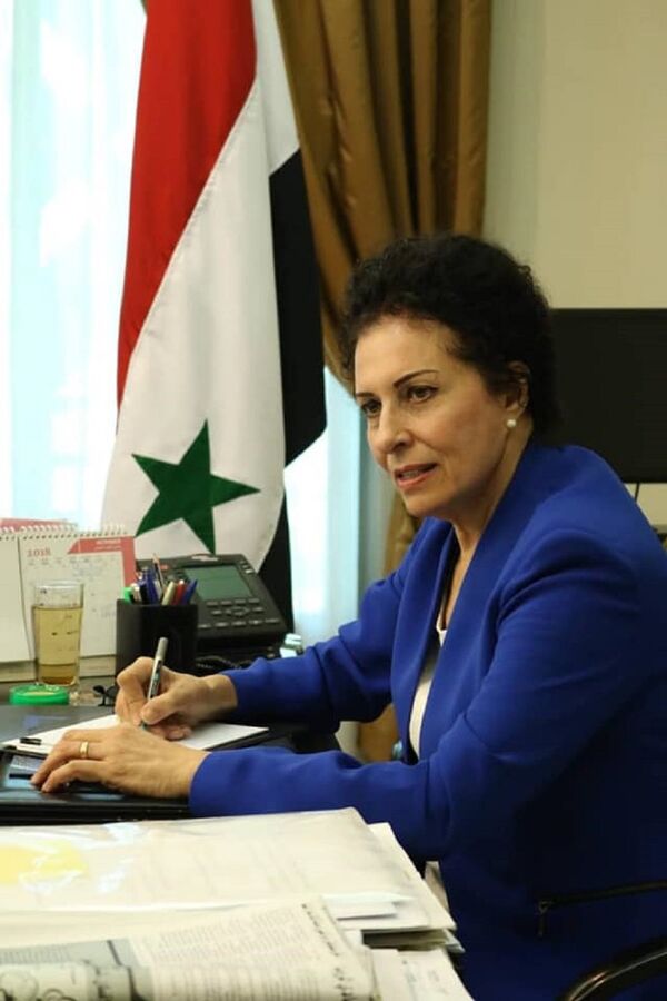 وزيرة الدولة لشؤون المنظمات المحلية الدكتور سلوى العبد الله - سبوتنيك عربي