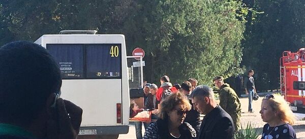 حادثة اطلاق نار وانفجار في معهد في مدينة كيرتش الروسية - سبوتنيك عربي