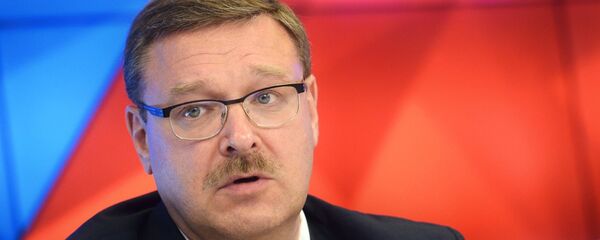 رئيس لجنة الشؤون الدولية في مجلس الاتحاد الروسي قسطنطين كوساتشيوف - سبوتنيك عربي