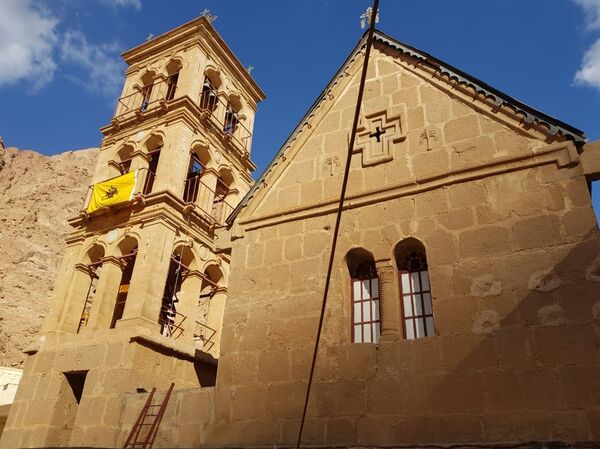 كنيسة التجلي بدير سانت كاترين - سبوتنيك عربي