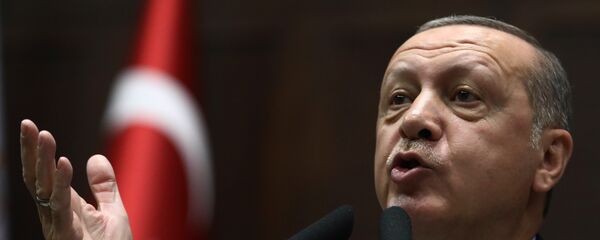 الرئيس رجب طيب أردوغان يلقي كلمة أمام البرلمان التركي، 16 أكتوبر/ تشرين الأول 2018 الرئيس رجب طيب أردوغان يلقي كلمة أمام البرلمان التركي، 16 أكتوبر/ تشرين الأول 2018 - سبوتنيك عربي