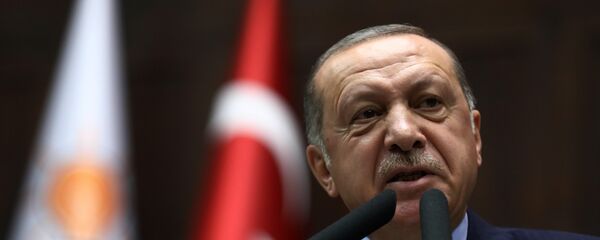 الرئيس رجب طيب أردوغان يلقي كلمة أمام البرلمان التركي، 16 أكتوبر/ تشرين الأول 2018 - سبوتنيك عربي
