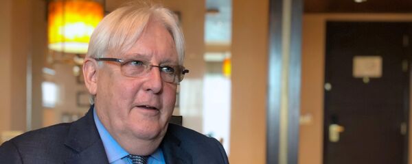 المبعوث الأممي إلى اليمن مارتن غريفيث، 4 أكتوبر/ تشرين الأول 2018 - سبوتنيك عربي