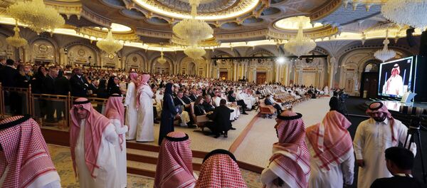 مؤتمر مبادرة الاستثمار المستقبلي في الرياض، 23 أكتوبر/ تشرين الأول 2018 مؤتمر مبادرة الاستثمار المستقبلي في الرياض، 23 أكتوبر/ تشرين الأول 2018 - سبوتنيك عربي