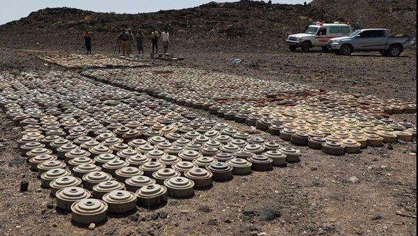 مركز الملك سلمان للإغاثة والأعمال الإنسانية يقوم بنزع الألغام في اليمن - سبوتنيك عربي