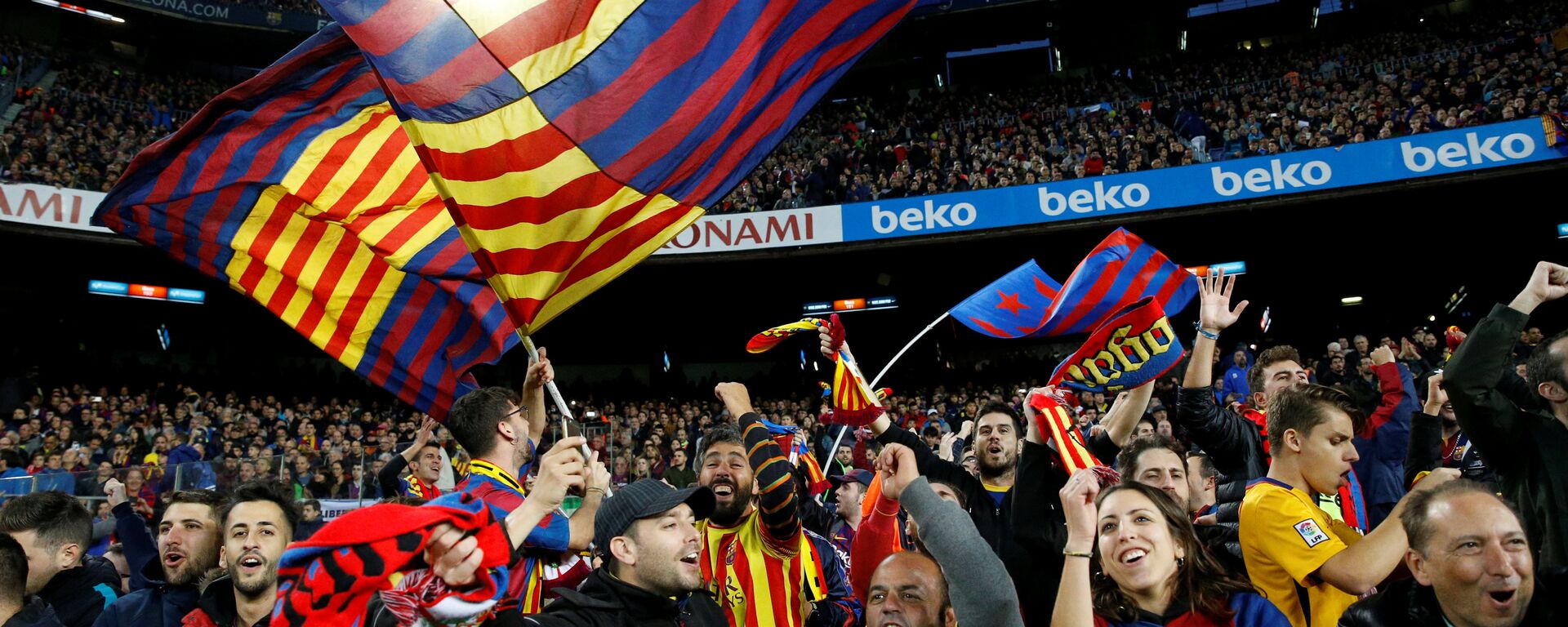 جماهير فريق نادي برشلونة يحتفلون بفوز الفريق (5-1) على نظيره الإسباني ريال مدريد، 28 أكتوبر/ تشرين الأول 2018 - سبوتنيك عربي, 1920, 14.04.2022