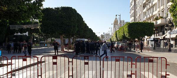 مكان تفجير انتحاري في العاصمة التونسية، 29 أكتوبر 2018 - سبوتنيك عربي