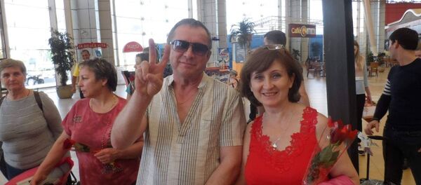 سياح روس في مطار شرم الشيخ، 29 أكتوبر/تشرين الأول 2018 سياح روس في مطار شرم الشيخ، 29 أكتوبر/تشرين الأول 2018 - سبوتنيك عربي