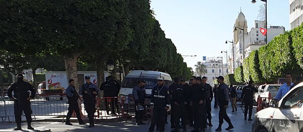 موقع الانفجار وسط العاصمة تونس، تونس 29 أكتوبر/ تشرين الأول 2018 - سبوتنيك عربي