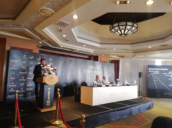 مؤتمر الإعلان عن فعاليات مهرجان القاهرة السينمائي الدولي الـ 40، 29 أكتوبر/تشرين الأول 2018 - سبوتنيك عربي