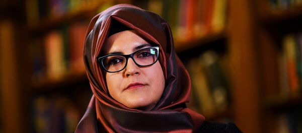 خديجة جنكيز خطيبة الصحفي السعودي جمال خاشقجي في حوارها مع رويترز، 29 أكتوبر/تشرين الأول 2018 - سبوتنيك عربي