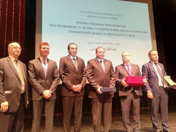 جانب من الاحتفال بالذكرى 75 لإقامة العلاقات بين روسيا ومصر - سبوتنيك عربي