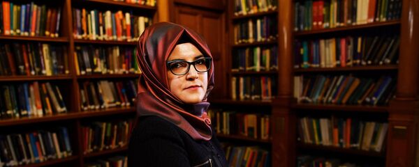 خديجة جنكيز خطيبة الصحفي السعودي جمال خاشقجي في حوارها مع رويترز، 29 أكتوبر/تشرين الأول 2018 - سبوتنيك عربي