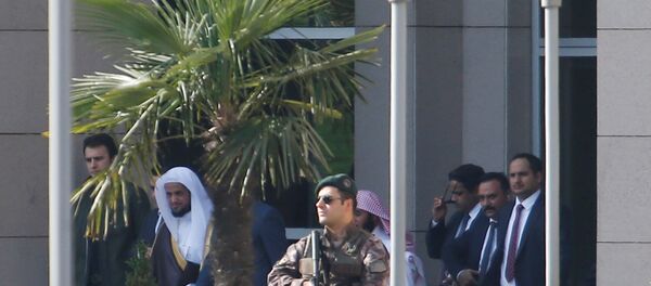 المدعي العام السعودي سعود المعجب يغادر قصر العدل في اسطنبول، تركيا 30 أكتوبر/ تشرين الأول 2018 - سبوتنيك عربي
