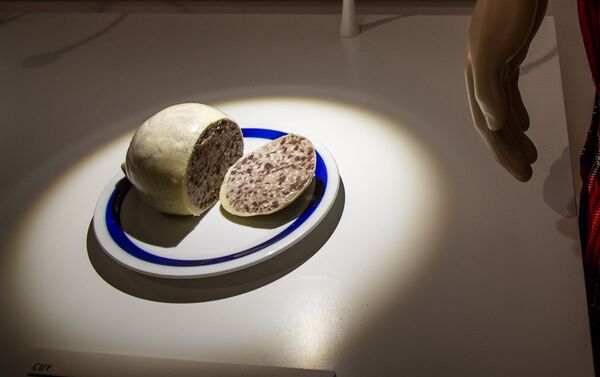 طبق هاغيز الاسكتلندي التقليدي - وهو سجق محشو بأعضاء الخروف كالقلب أو الكبد أو الرئتان المفرومة والمخلوطة بشعير بالتوابل والملح. طبق هاغيز الاسكتلندي التقليدي - وهو سجق محشو بأعضاء الخروف كالقلب أو الكبد أو الرئتان المفرومة والمخلوطة بشعير بالتوابل والملح. - سبوتنيك عربي