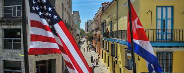 علم كوبا وعلم الولايات المتحدة - سبوتنيك عربي