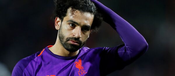 محمد صلاح في مباراة ليفربول مع النجم الأحمر رد ستار - سبوتنيك عربي
