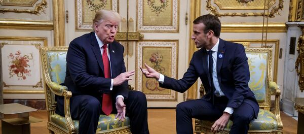 لقاء ماكرون وترامب في الإليزيه - سبوتنيك عربي