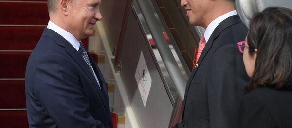 زيارة الرئيس فلاديمير بوتين إلى سنغافورة، 13 نوفمبر/ تشرين الأول 2018 - سبوتنيك عربي