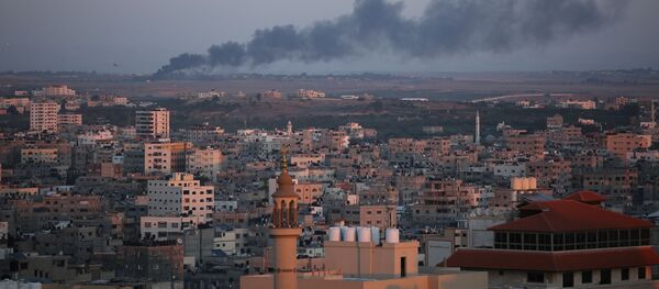 تداعيات قصف الطيران الإسرائيلي لمواقع في قطاع غزة، 12-13 نوفمبر/ تشرين الثاني 2018 - سبوتنيك عربي