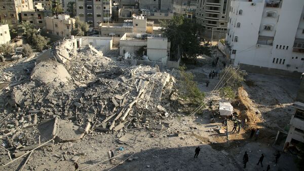 تداعيات قصف الطيران الإسرائيلي لمواقع في قطاع غزة، 12-13 نوفمبر/ تشرين الثاني 2018 تداعيات قصف الطيران الإسرائيلي لمواقع في قطاع غزة، 12-13 نوفمبر/ تشرين الثاني 2018 - سبوتنيك عربي