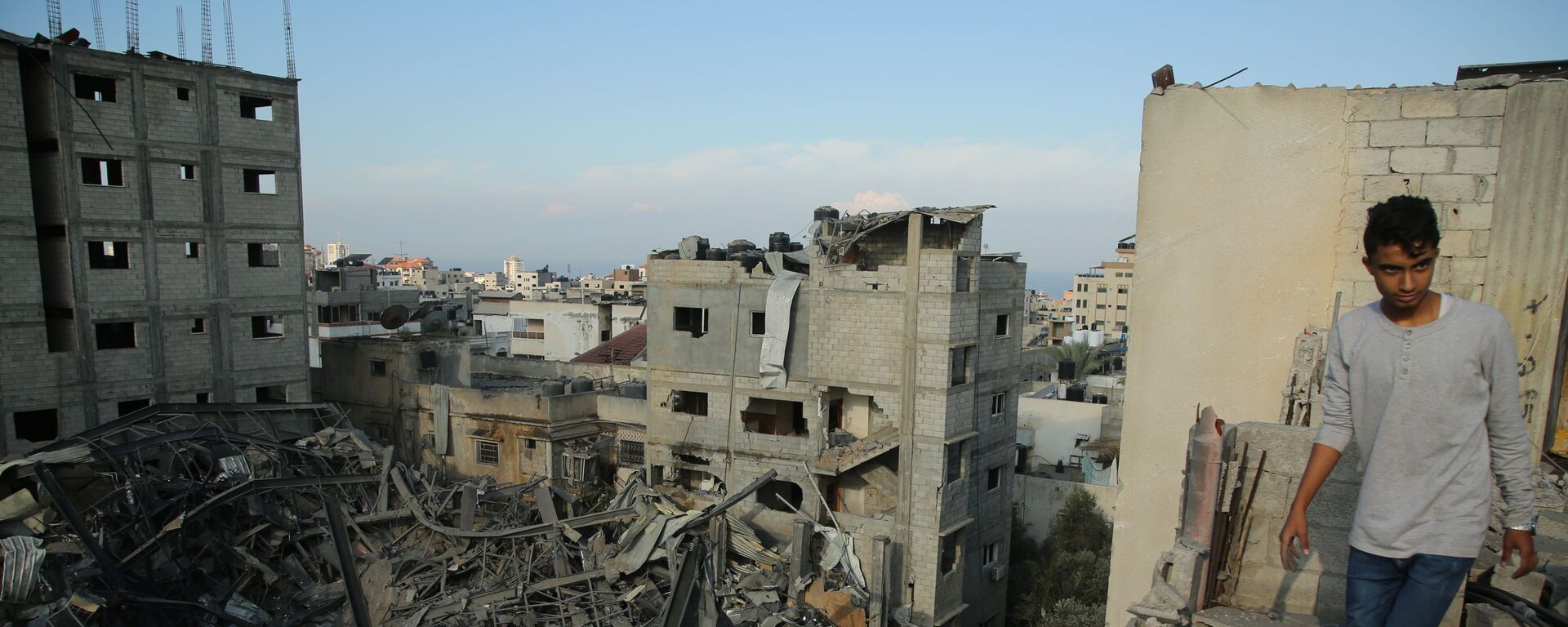 تداعيات قصف الطيران الإسرائيلي لمواقع في قطاع غزة، 12-13 نوفمبر/ تشرين الثاني 2018 - سبوتنيك عربي, 1920, 17.10.2025