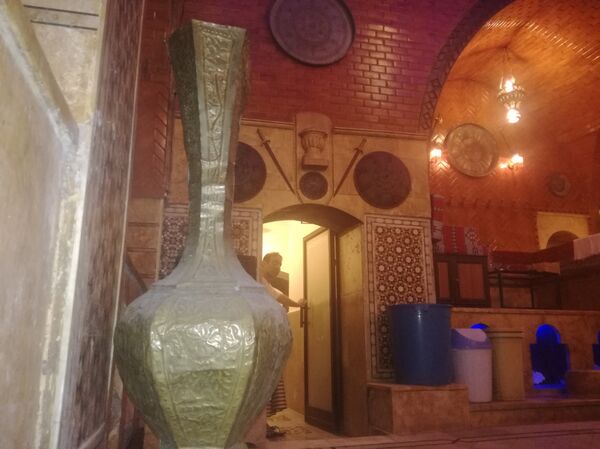 حمام السوق عاد ليزين حياة الحلبيين بعبق التراث وعطر صابون الغار - سبوتنيك عربي