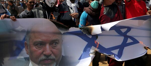 ردود فعل الفلسطينيين في قطاع غزة على استقالة وزير الدفاع الإسرائيلي أفيغدور ليبرمان، 14 نوفمبر/ تشرين الثاني 2018 - سبوتنيك عربي