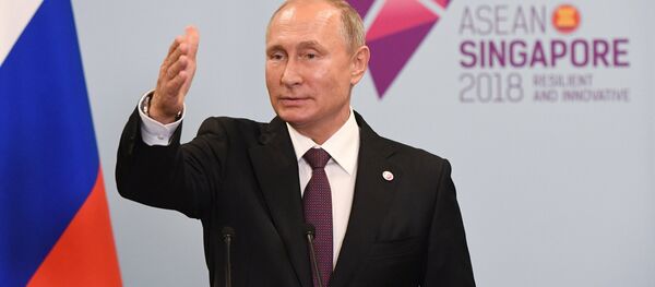 الرئيس الروسي فلاديمير بوتين في سينغافورة - سبوتنيك عربي