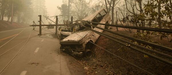 آثار حريق كاليفورنيا، 10 نوفمبر/ تشرين الثاني 2018 - سبوتنيك عربي