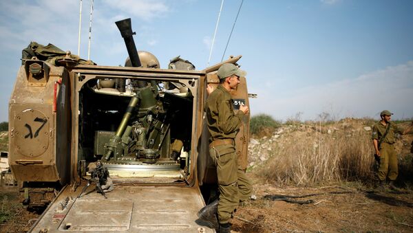 الجيش الإسرائيلي - انتشار القوات بالقرب من الحدود مع قطاع غزة، جنوب إسرائيل 13 نوفمبر/ تشرين الثاني 2018 - سبوتنيك عربي
