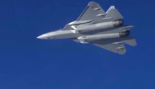 المقاتلات الحديثة من الجيل الخامس سو-57 في سماء سوريا المقاتلات الحديثة من الجيل الخامس سو-57 في سماء سوريا - سبوتنيك عربي