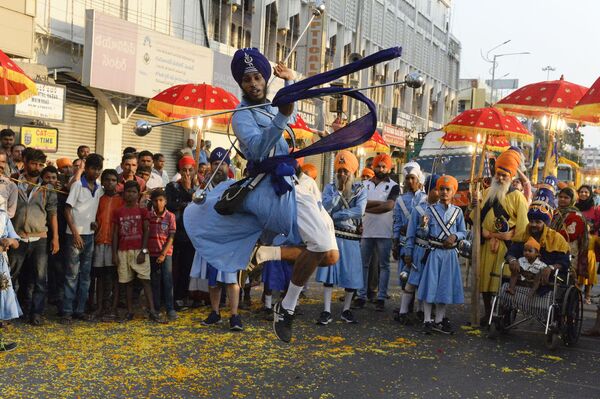 حفل ناغار كيرتان (موكب مقدس) في، الهند 21 نوفمبر/ شترين الثاني 2018 - سبوتنيك عربي