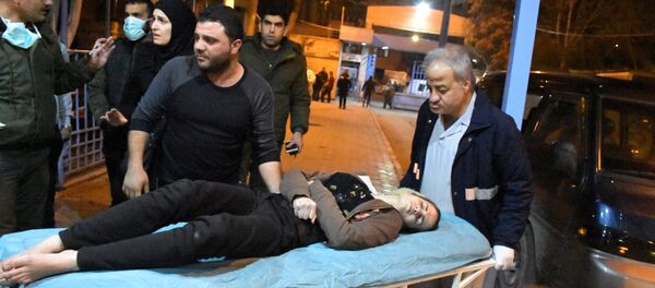 نتيجة قصف جبهة النصرة الإرهابية للمدنيين بالغازات السامة في حلب - سبوتنيك عربي