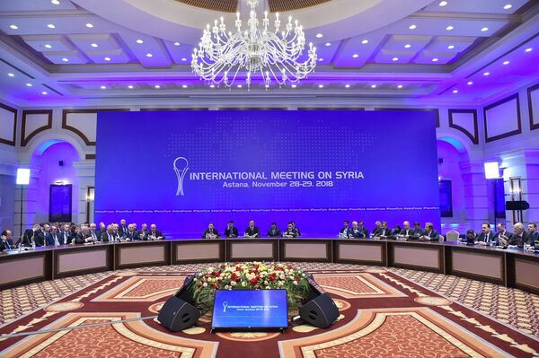 محادثات أستانا حول سوريا، كازاخستان 29 نوفمبر/ تشرين الثاني 2018 - سبوتنيك عربي