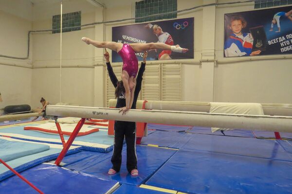 الرياضية الصغيرة الروسية فيكتوريا غورباتشوفا - سبوتنيك عربي