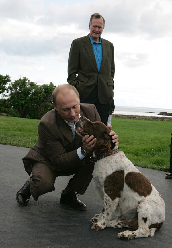 جورج بوش وفلاديمير بوتين - سبوتنيك عربي