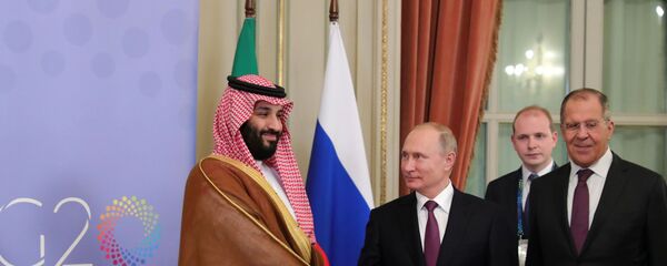 قمة مجموعة العشرين في بوينس آيرس، الأرجنتين، 1 ديسمبر/ كانون الأول 2018 - الرئيس فلاديمير بوتين خلال اللقاء مع ولي العهد السعودي محمد بن سلمان في قمة G20 قمة مجموعة العشرين في بوينس آيرس، الأرجنتين، 1 ديسمبر/ كانون الأول 2018 - الرئيس فلاديمير بوتين خلال اللقاء مع ولي العهد السعودي محمد بن سلمان في قمة G20 - سبوتنيك عربي